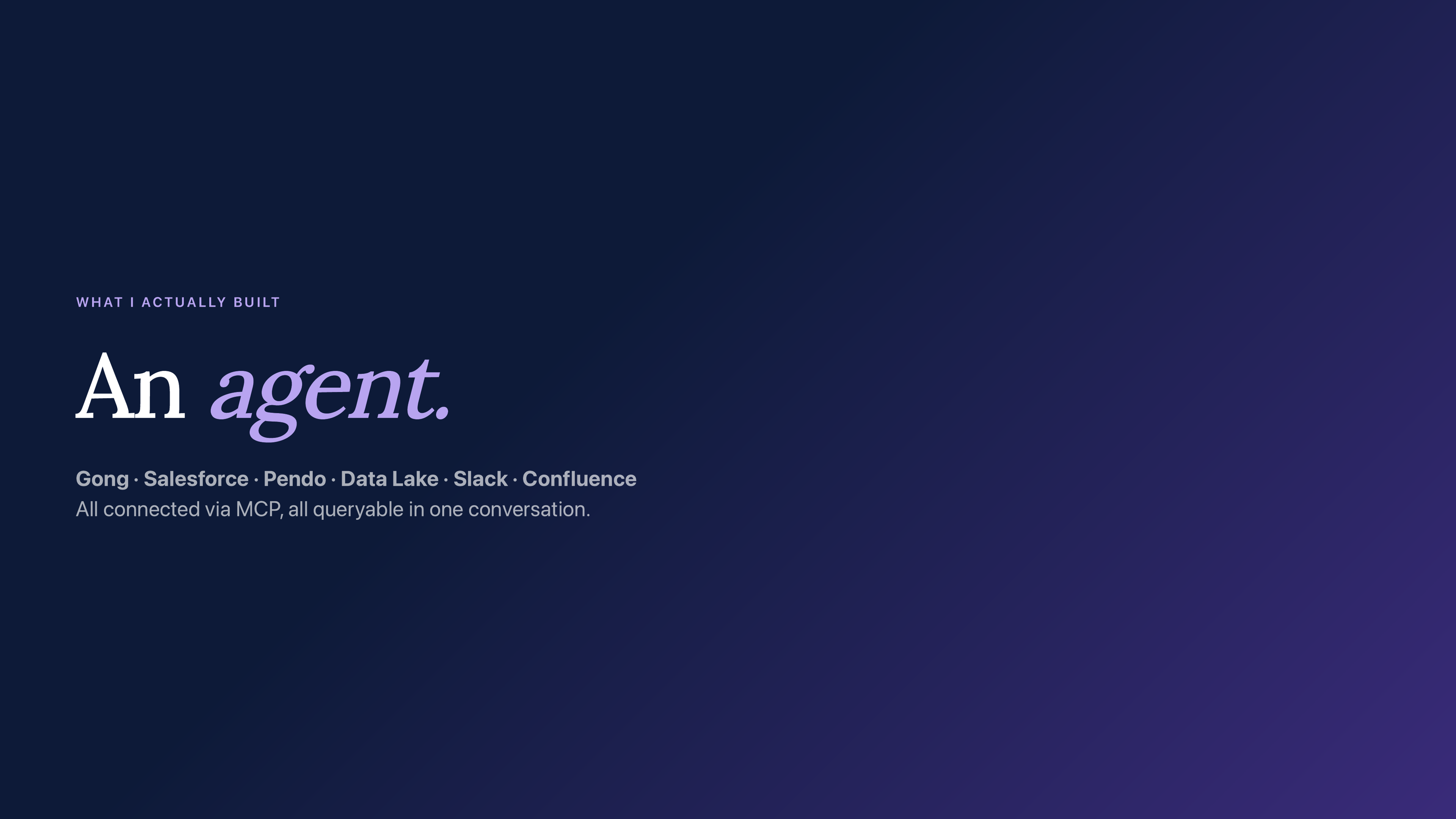 Scale Yourself: How a PM Stopped Waiting for the Tools and Built His Own Agent in Claude Code